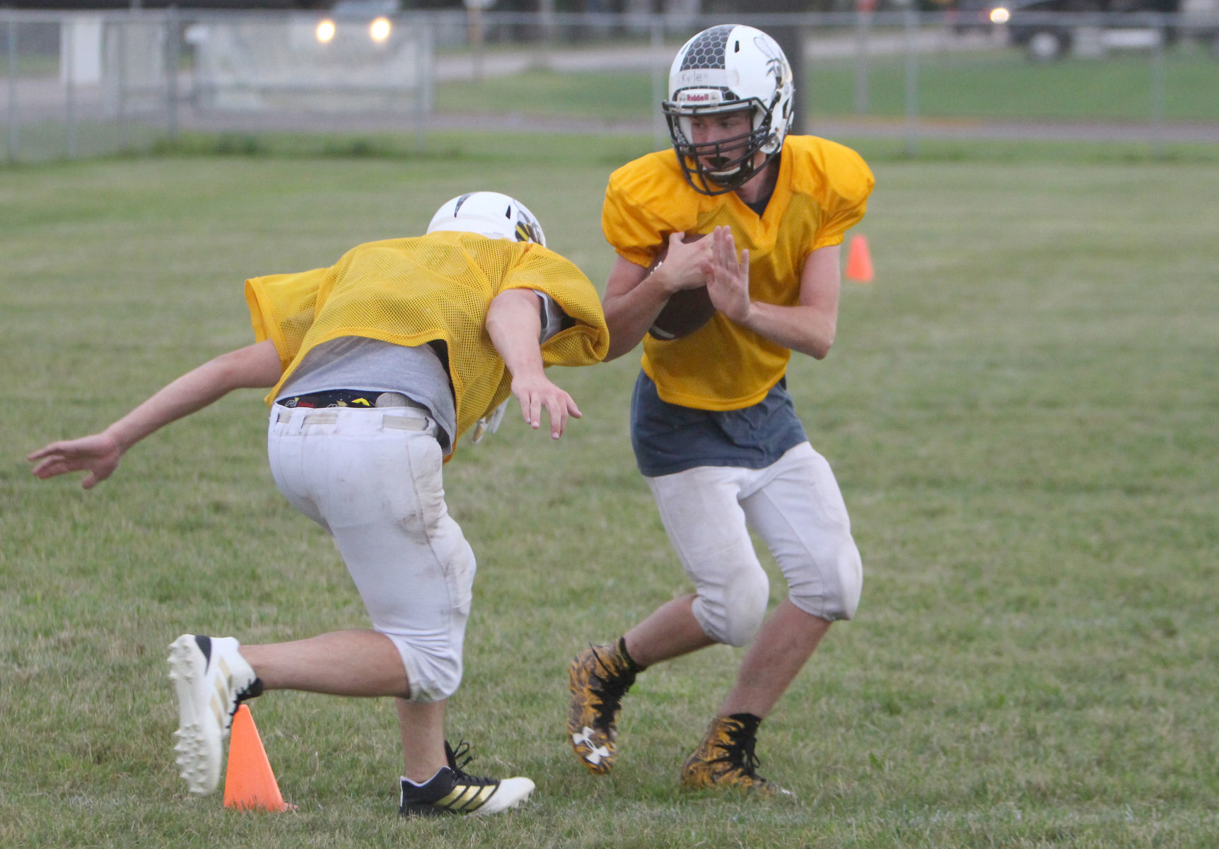 Cadott football practice 8-13-19